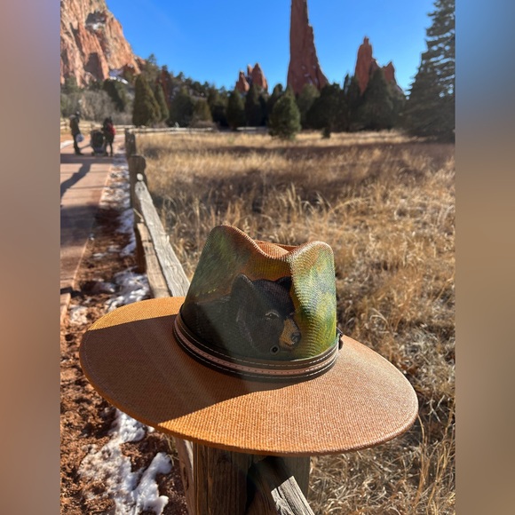 Unique hand painted hat - Picture 1 of 3